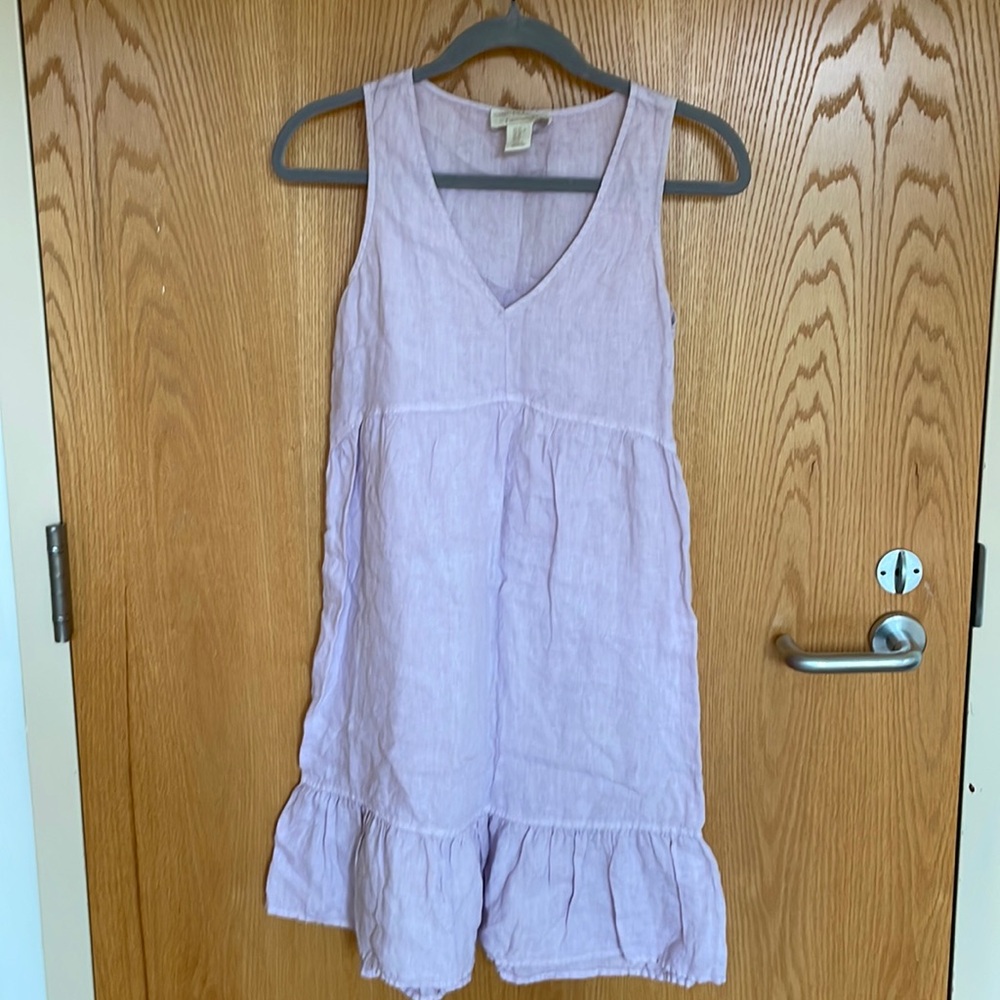 100% linen dress